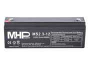 Baterie MHPower MS2.3-12 VRLA AGM 12V/2,3Ah, F1 