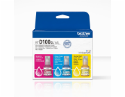 BROTHER INK BT-D100CLVAL Value pack pro T23x, T43x, T53x, T73x, T93x cca 5000 stránek - sada CMY- INKTANK