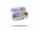 COOLPACK Penál Happy Donuts, modro/růžový