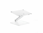 Alogic Elite Aluminum Laptop  Stand Wireless Charger White