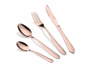 Sada cestovních příborů nerez 4 ks Rose Gold Collection BH-3083