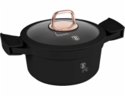 Kastrol s titanovým povrchem a poklicí 20 cm Black Rose Collection BH-1456