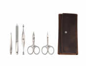 Zwilling Manicrue&amp;Pedicure Set  5 pc with Nail Scissor, leather