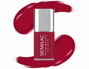 Semilac One Step Glossy 3v1 hybridní lak na nehty S575 tmavě červená 7 ml