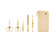 Zwilling Manicure Pedicure Set  5 pcs with Nail Scissors,leather