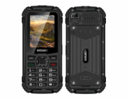 EVOLVEO StrongPhone Q1, IP68 odolný Dual SIM telefon, 2,4"LCD, 1800mAh, černý