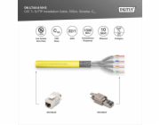 Digitus Professional Cat.7a S/FTP Verlegekabel simplex (gelb, 500 Meter Trommel)