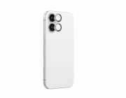 Amazingthing AR hliníkové sklo s 2 čočkami a rámečkem pro fotoaparát pro iPhone 16 / 16 Plus - bílé