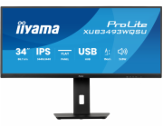 iiyama ProLite/XUB3493WQSU-B6/34"/IPS/wQHD/120Hz/1ms/Černá/3R