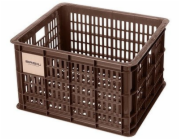 Basil Koš na kolo BICYCLE CRATE M, 27 l, recyklovaný syntetický materiál, hnědý (NOVÝ)
