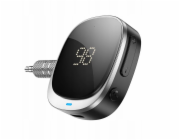 Hoco FM vysílač Bluetooth AUX adaptér Jack 3,5 mm s displejem E80 černý