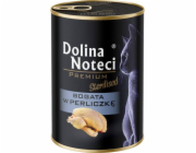 DOLINA NOTECI Premium Sterilised Rich in guinea fowl - mokré krmivo pro kočky - 400g