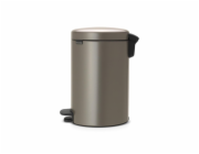 Odpadkový koš Brabantia NewIcon, šedý, 12 l, 41,1 x 25,1 cm