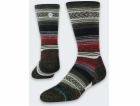 Stance Ponožky Mid Wool Crew 1 pár Černočervené