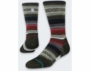 Stance Ponožky Mid Wool Crew 1 pár Černočervené