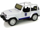 LeanToys Terénní vozidlo Policejní auto Bílé