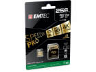 Paměťová karta Emtec mSD 256GB UHS-I U3 V30 SpeedIN Pro