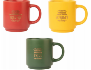 Harry Potter Harry Potter - Sada keramických hrnků se stojánkem 300 ml 4 ks. Bradavické koleje