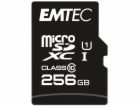 Emtec Paměťová karta mSD 256GB UHS-I U1 EliteGold + adaptér