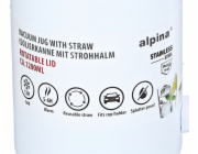 Termohrnek dvoustěnný z nerezové oceli 1,2 l bílá ED-227090bila