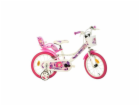 Dětské jízdní kolo Dino Bikes 16" Bílé s růžovým potiskem