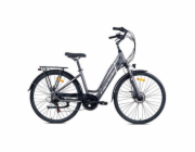 Elektrokolo Capriolo E-City Lady 28 E-BIKE šedo olivová