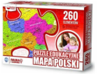 Zachem Vzdělávací puzzle , 260 dílků. Mapa Polska (ZACH0062)