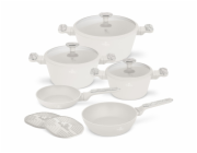 Sada nádobí s titanovým povrchem 10 ks Sahara Marble Collection BH-8400