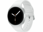 Samsung Galaxy Watch8 (silber, 40 mm, LTE, Sport Band S/M)