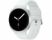 Samsung Galaxy Watch8 (silber, 40 mm, LTE, Sport Band S/M)