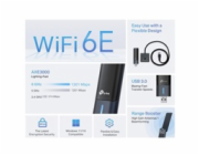 TP-Link Archer TXE50UH WiFi6E USB adapter (AXE3000,2,4GHz/5GHz/6GHz)