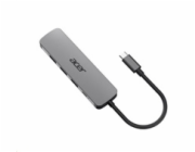 Acer 5IN1 Type- C dongle,HDMI,USB3.0,USB-C,100W PD,Dark Silver