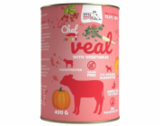 SYTA MICHA Chef Veal with vegetables Junior - vlhké krmivo pro psy - 400g