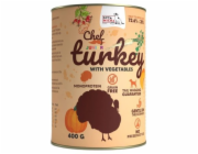 SYTA MICHA Chef Turkey with vegetables Junior - vlhké krmivo pro psy - 400g