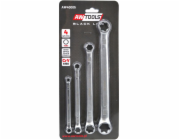 AWTools Sada klíčů s očkem TORX E6-E24 - 4 kusy