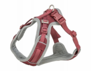 Trixie Postroj pro psy Premium FlexMesh, Sangria, XS-S: 40-57 cm/15 mm, vhodný pro mopsy a buldoky