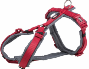 Trixie Premium Trekking Postroj pro psy, Červený/Grafit, Popruh, S–M: 44–53 cm/20 mm