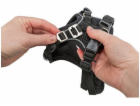 MFH Postroj pro psy Premium FlexMesh, černý, délka: 63-92...