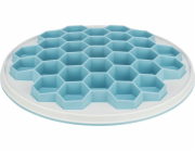 Trixie Slow Feeding UL, miska na krmení, pro psy/kočky, šedo-modrá, plast/TPR/TPE, 30 cm, zpomaluje krmení