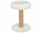 Pets Collection Mirella, škrabadlo na nohy s pelíškem, pro kočky, bílé, 55 cm