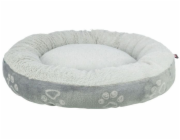 Pets Collection Jimmy Soft, pelíšek, pro psa/kočku, plyšový/flanelový, kulatý, světle šedý, 70 cm