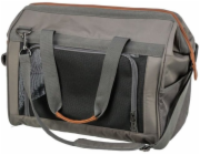 Trixie 28909, Měkká přepravka pro domácí mazlíčky, Přepravka pro domácí mazlíčky v letadle, Pes, 10 kg, Plnění shora a zepředu, Šedá