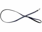 Trixie Kožené vodítko pro psy, tmavě modré/černé, střední délka, 20 mm/120 cm