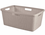 Koš na prádlo Curver Jute 46L taupe