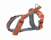 Trixie Premium Trekking Postroj pro psy oranžovo-grafitový, velikost S