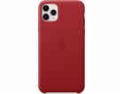 Apple Kožený kryt iPhone 11 Pro Max (PRODUKT) ČERVENÝ