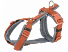 Trixie Premium Trekking Postroj pro psy oranžovo-grafitov...