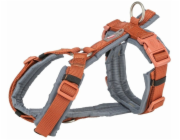 Trixie Premium Trekking Postroj pro psy oranžovo-grafitový XL