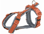 Trixie Premium Trekking Postroj pro psy oranžovo-grafitový, dlouhý rukáv/velký