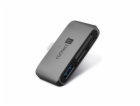 USB hub CONNECT IT USB-C na 1x USB-C a 1x USB 2.0 + čtečk...